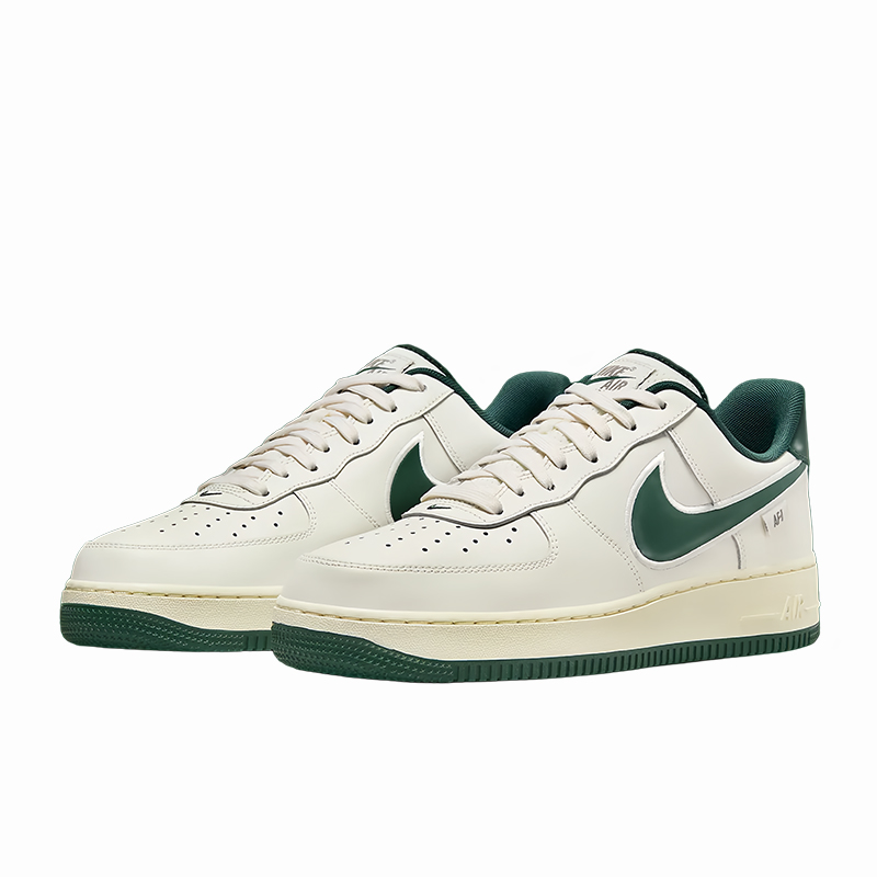 耐克Nike Air Force 1 Low 白绿 男子低帮休闲运动板鞋FV0392-100
