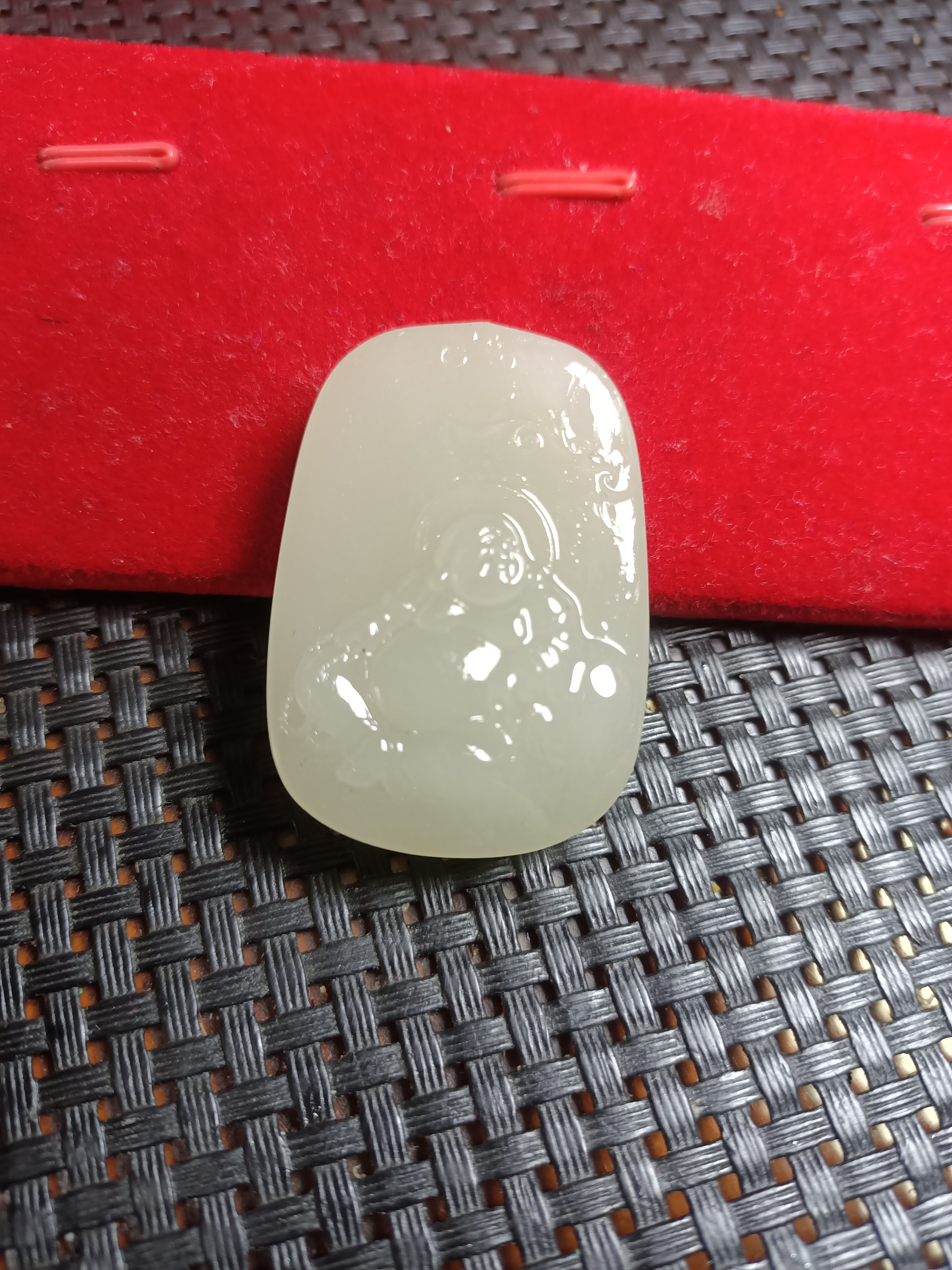 和田玉笑口常开弥勒佛