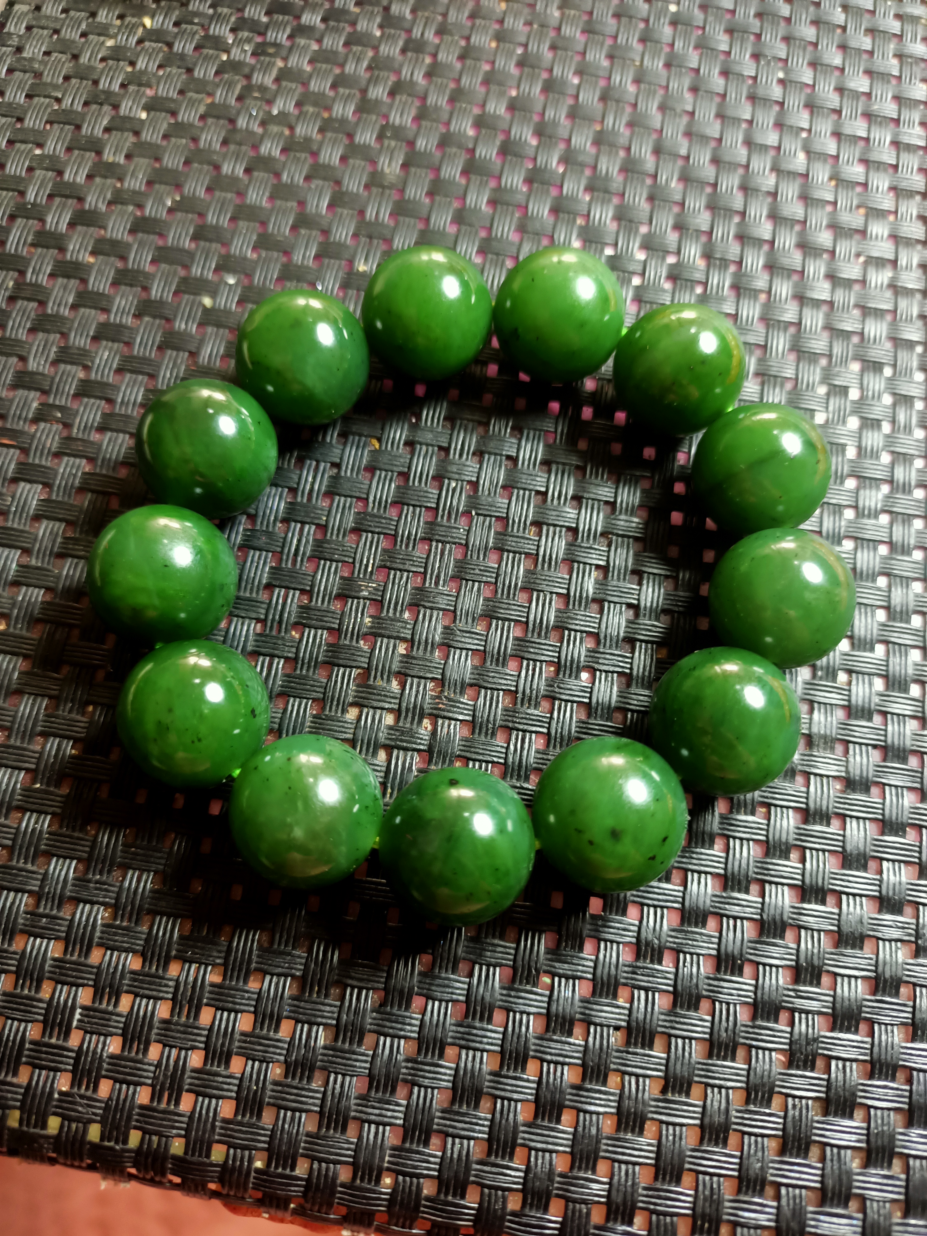 天然碧玉16mm手串
