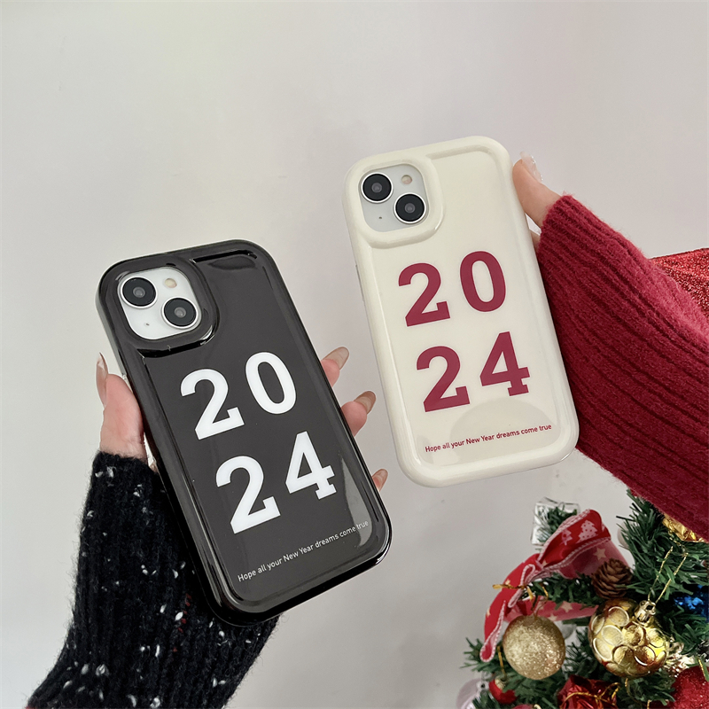 适用苹果系列iPhone15小众个性14pro简约数字13p新款防摔12手机壳