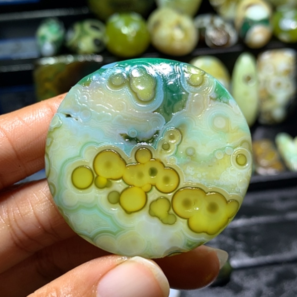 【闪购商品】玛瑙珠宝奇石未镶嵌黑****滨