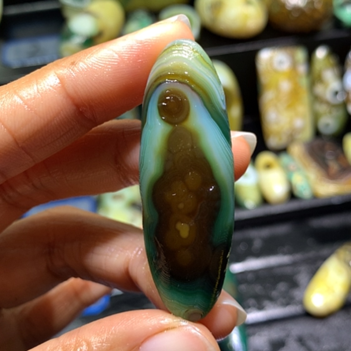 【闪购商品】玛瑙珠宝奇石未镶嵌天*鱼