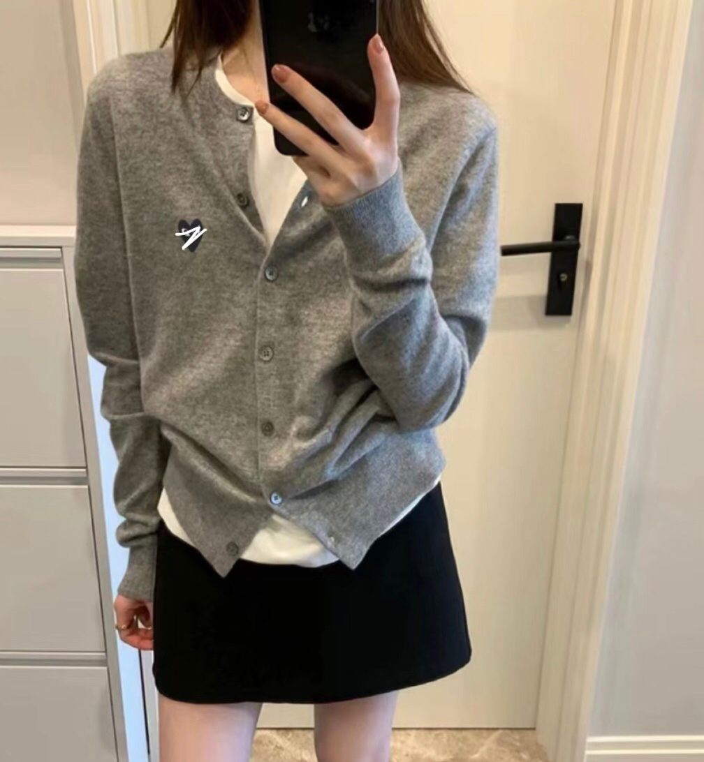 100羊毛！可以贴身穿 不扎！针织开衫