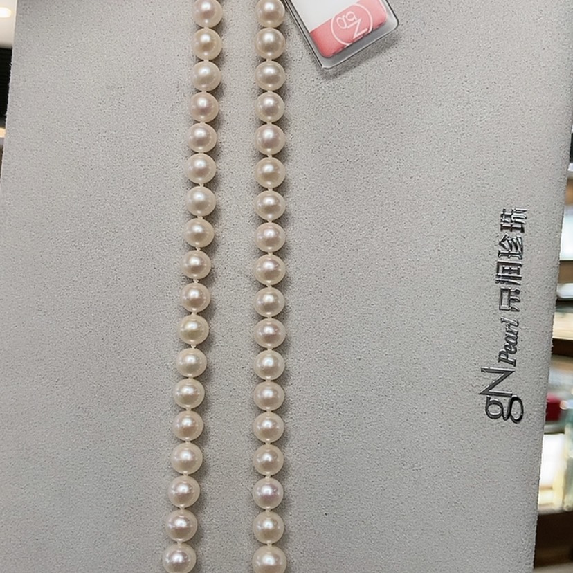 【闪购商品】淡水珍珠耳饰18K金镶嵌绚**花淡水项链1131001700801