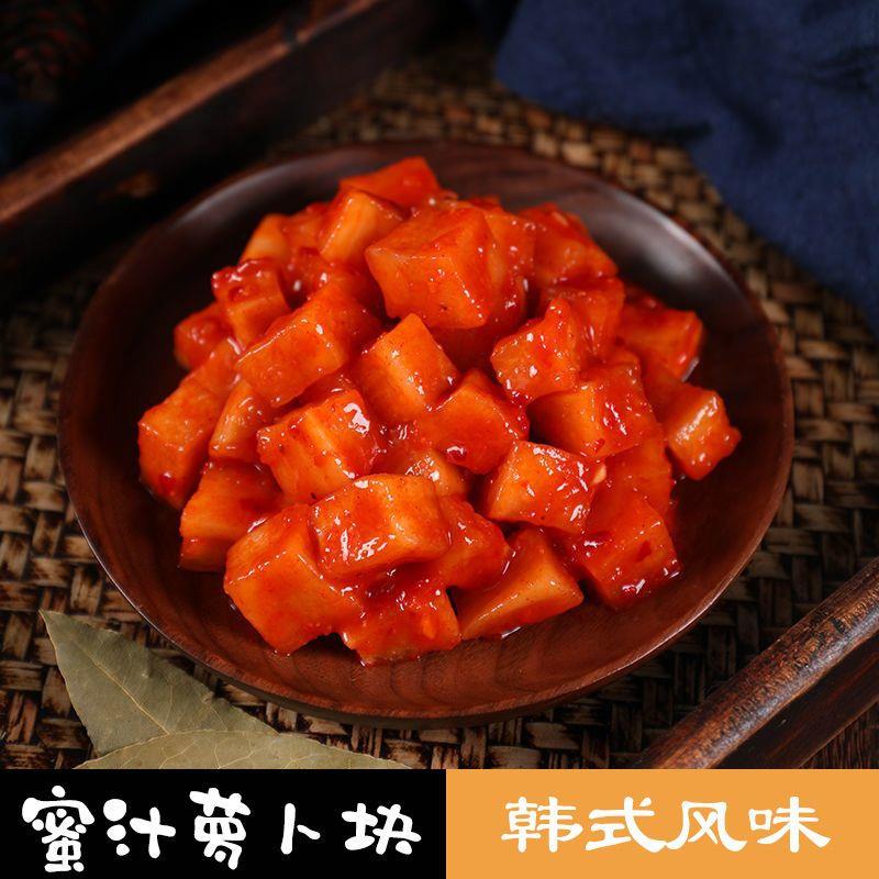 韩式萝卜块泡菜下饭菜酱腌菜咸菜爽口宿舍正宗甜辣开胃家乡味微辣