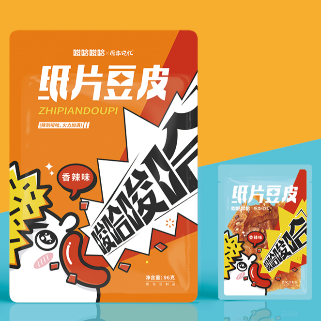 赠品纸片豆皮96克