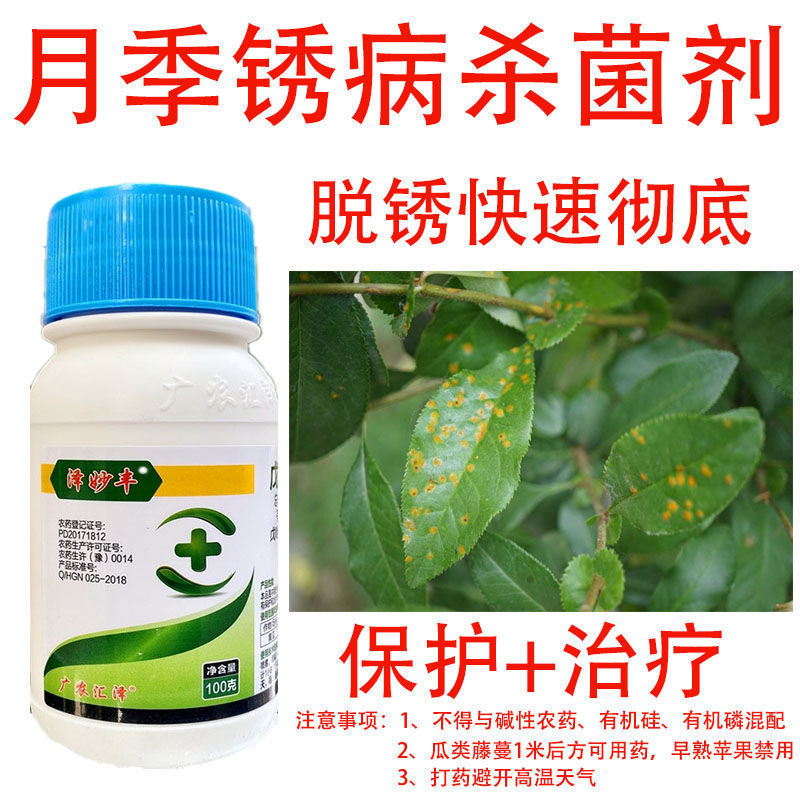 月季锈病药月季花病虫害常用药戊唑醇锈病月季锈病专用药月季锈病