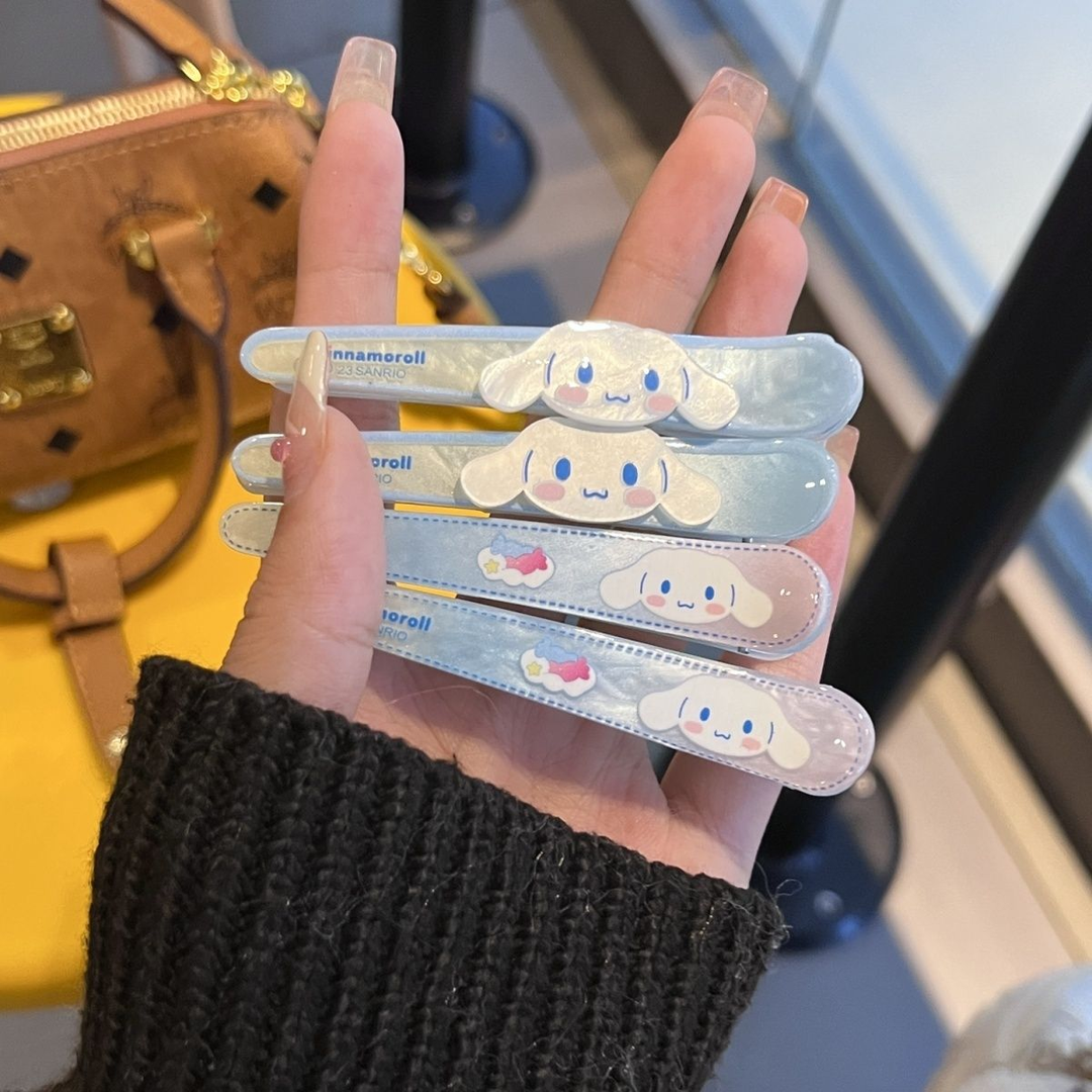【2个装】ins炫彩玉桂狗尖嘴发夹甜美可爱刘海夹侧边日系卡通头饰