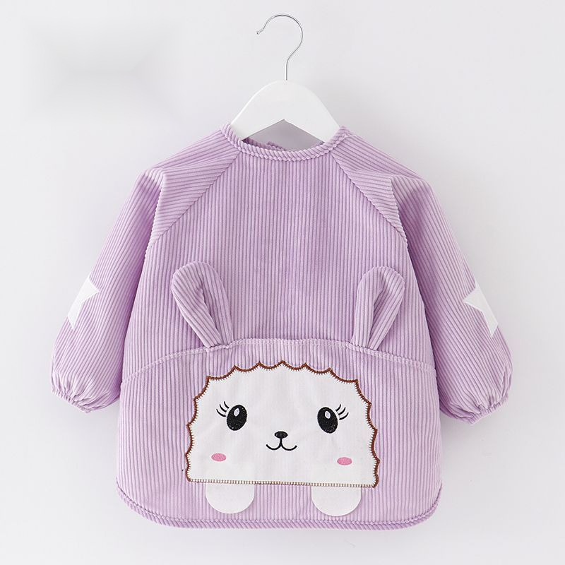 防脏儿童罩衣宝宝护衣外穿婴幼儿吃饭衣园饭兜男女童外罩婴儿围裙