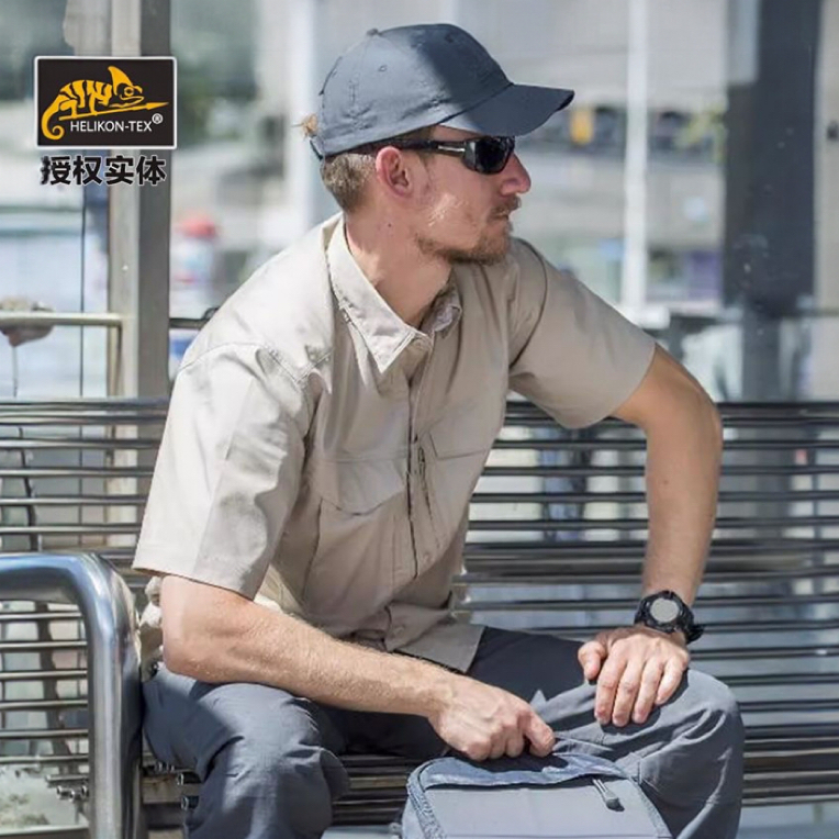 Helikon赫利肯守卫者2代短袖衬衫户外休闲透气翻领多口袋工装上衣