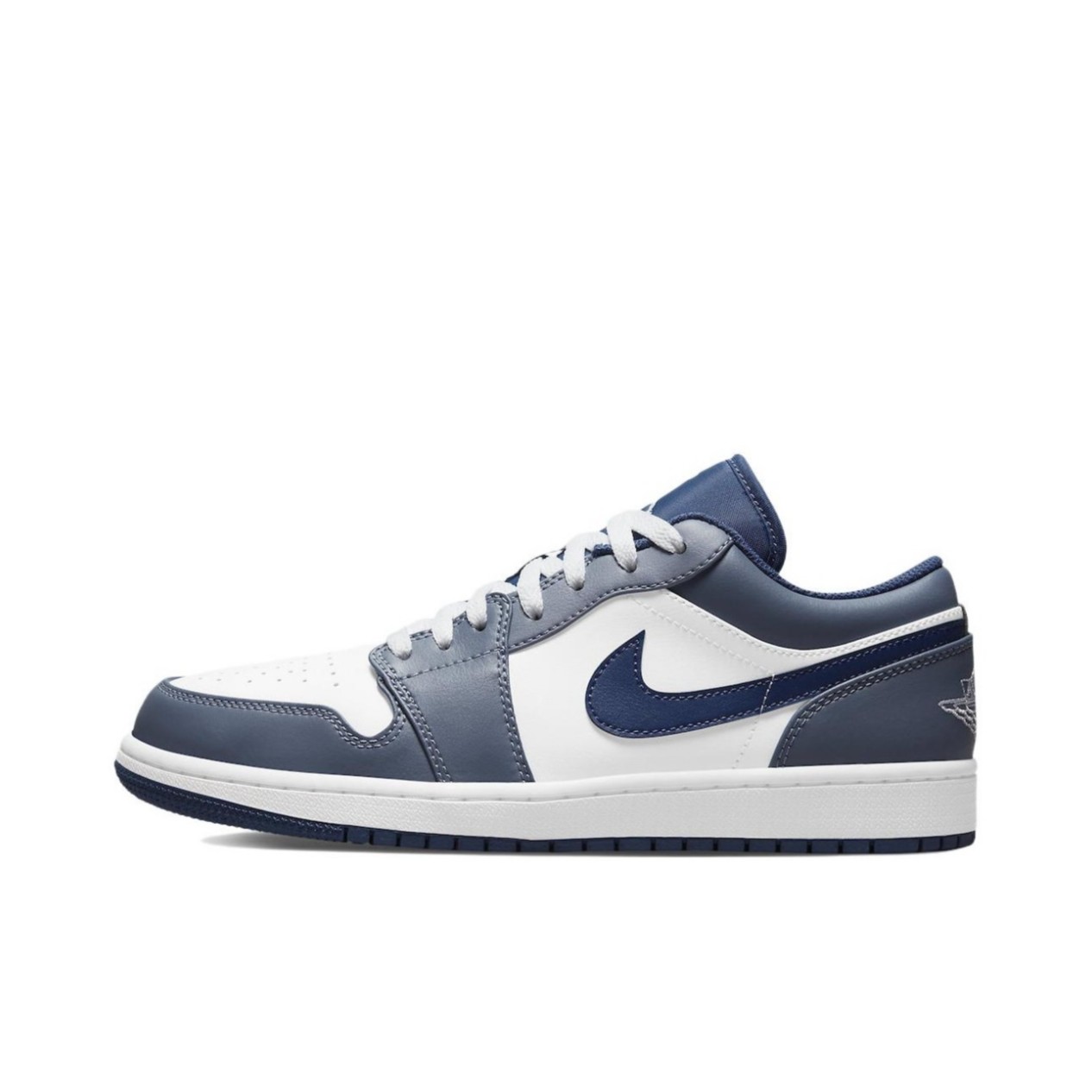 官方正品AJ1男子雾霾蓝低帮复古休闲板鞋 L 553558-414