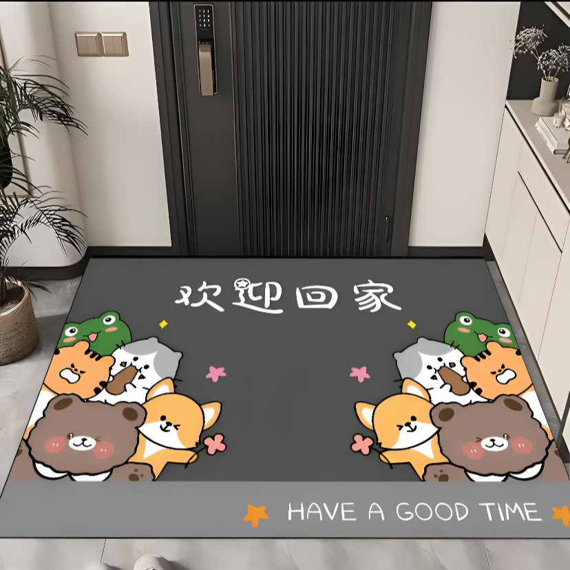 硅藻泥入户门浴室吸水防滑垫可裁剪门口地垫入户门垫地垫居家好物