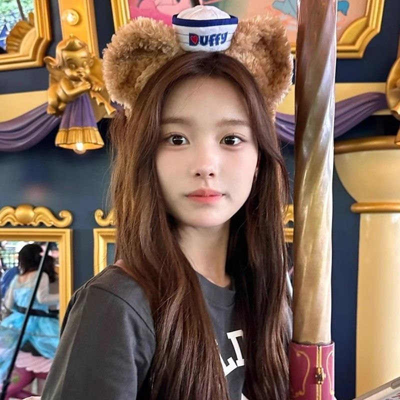 玩偶Duffy达菲熊发箍女游乐园玩拍照水手海军帽头箍可爱动漫发饰