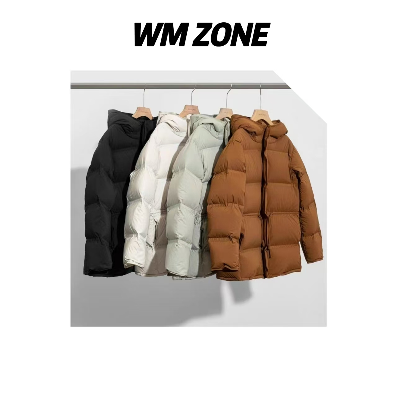 虎儿 3-0.5-2506 抽绳显瘦轻盈连帽保暖外套