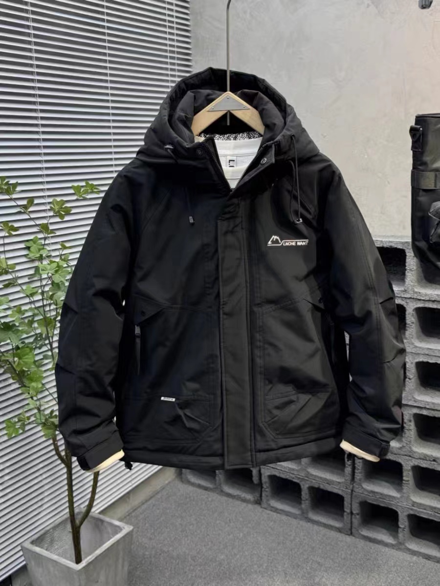 68052/505#-ys--羽服-秋冬新款连帽加厚百搭工装休闲外套