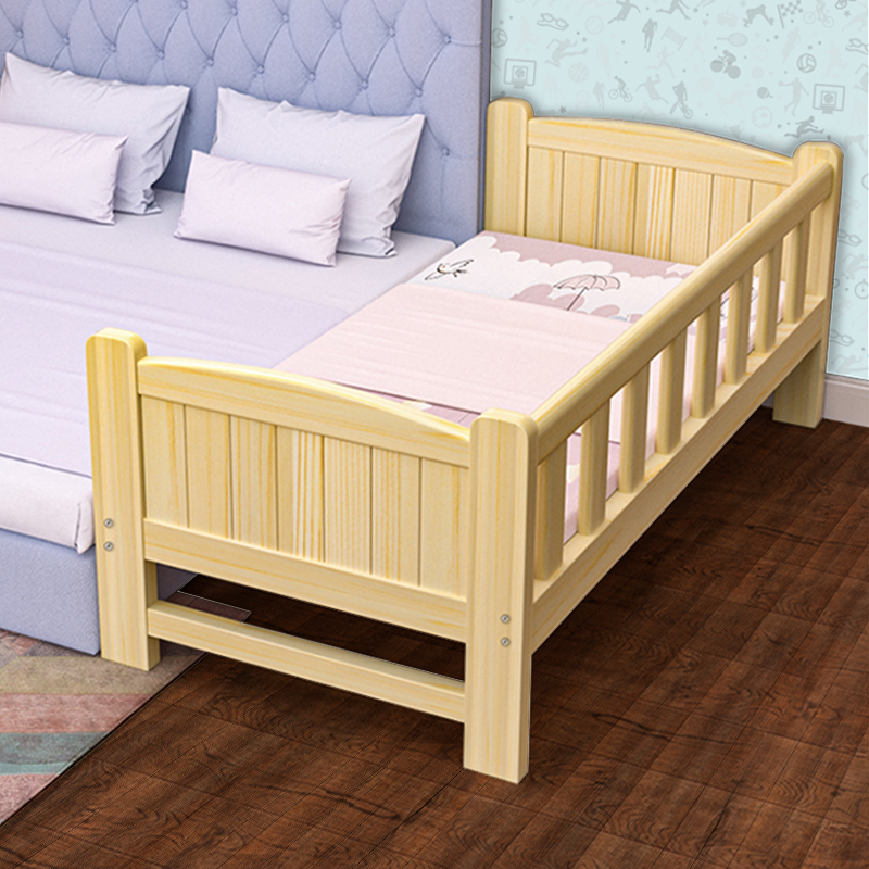 拼接床加宽床实木拼接床边床