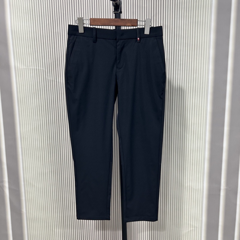 R-26 （3.12）男女情侣款黑色直筒休闲裤 2519C