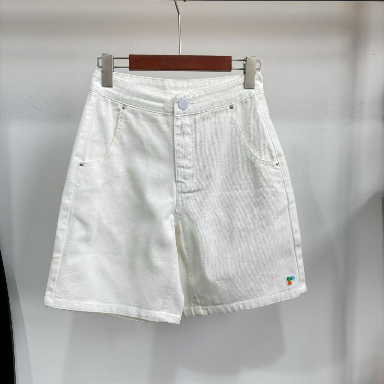 T P-40 24新款潮牌简约基础纯色五分裤 KN140