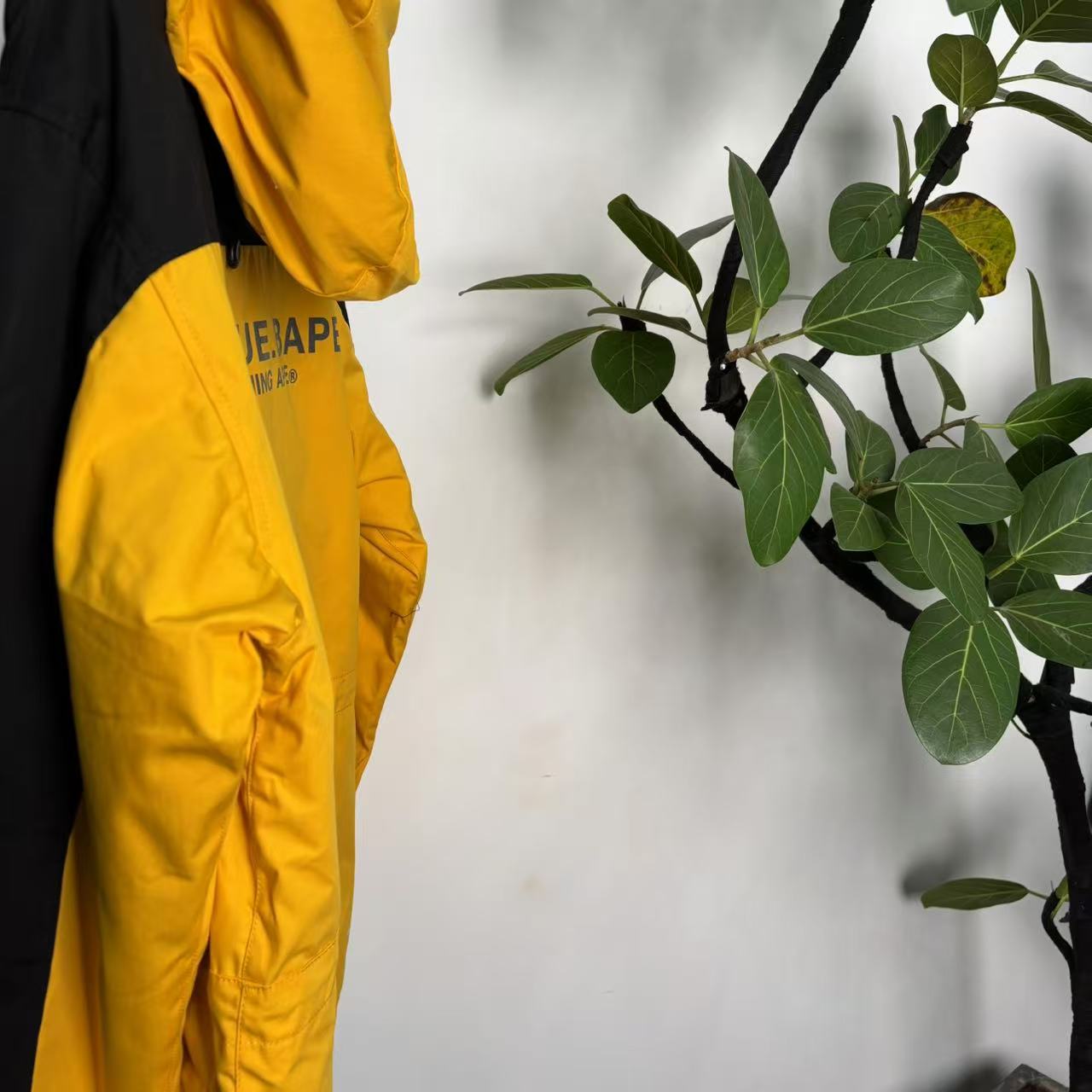 AK-4【金刚】 24新款冬季男士中长款黄色联名款连帽羽绒服 57841