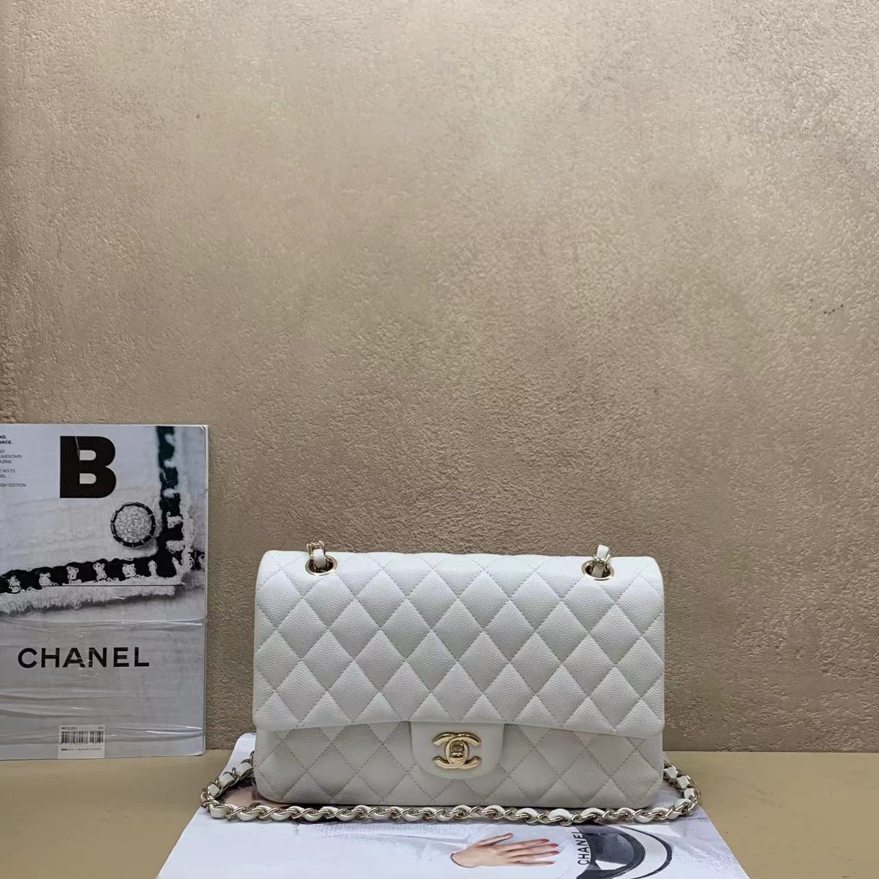 95新  壹臻中古/Chanel白金cf中号 /dx1479