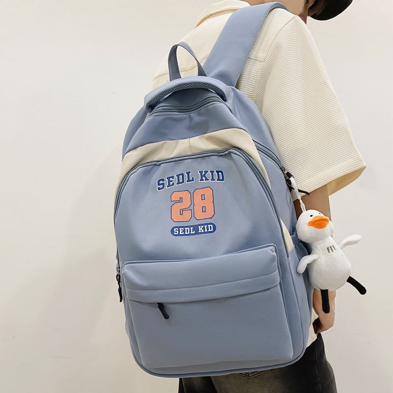 YAYI百搭男女同款运动风小初高中双肩包小清新休闲大学生书包656