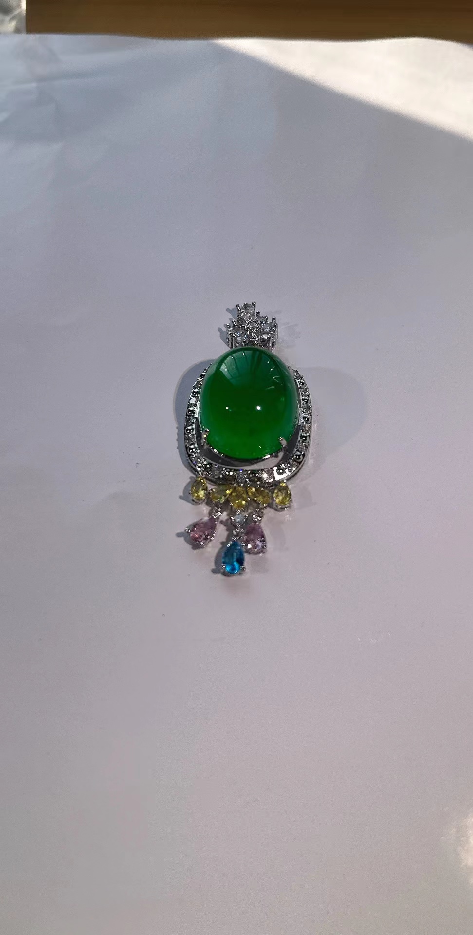 【境外专属】吊坠 JSG50-504奢华藏收级绿宝宝吊坠