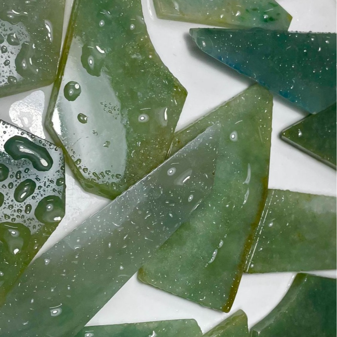 恩恩翡翠天然边角料片料碎料直播间拍品链接