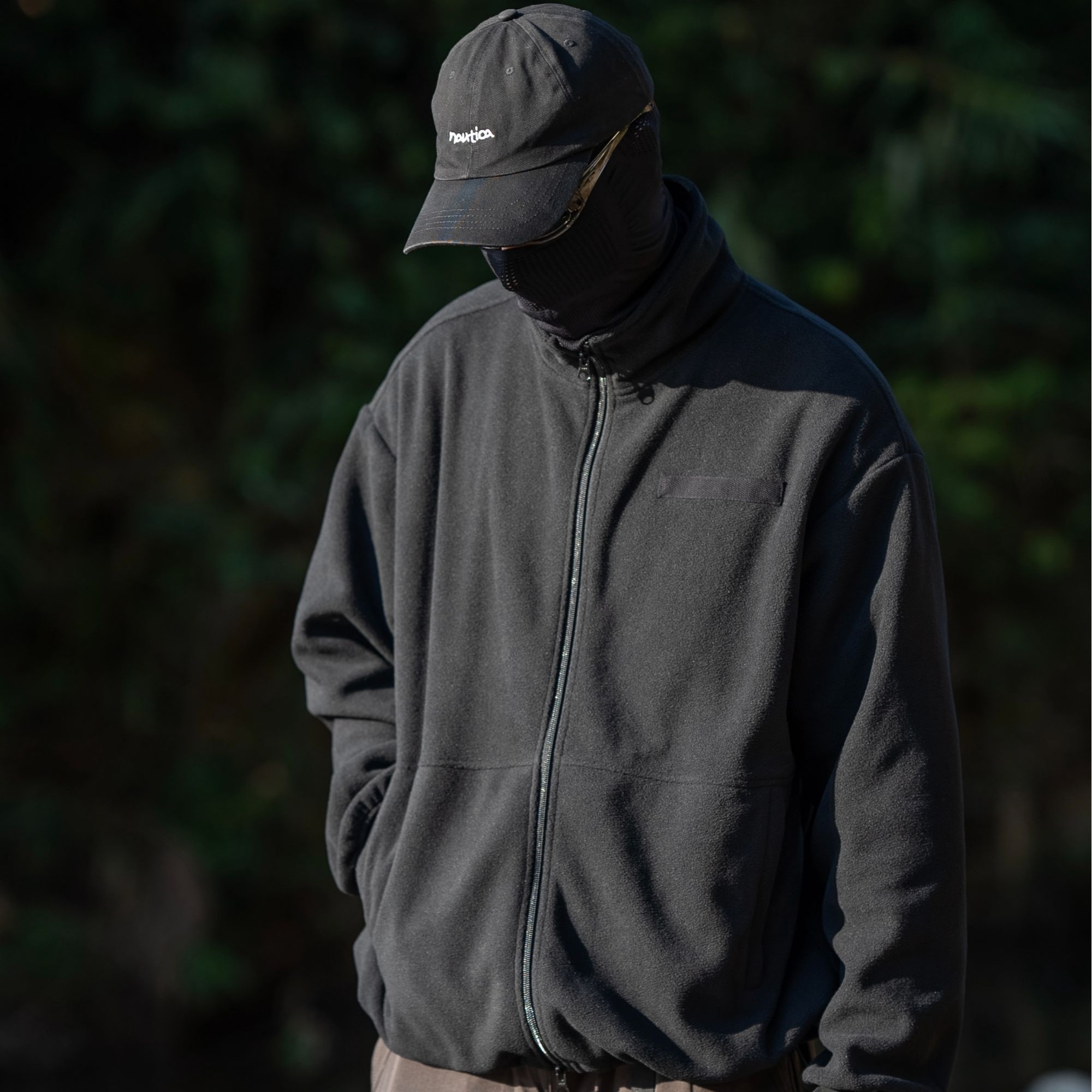 Noth 23aw加厚320克切割摇粒绒外套保暖防风立领夹克秋冬休闲男女