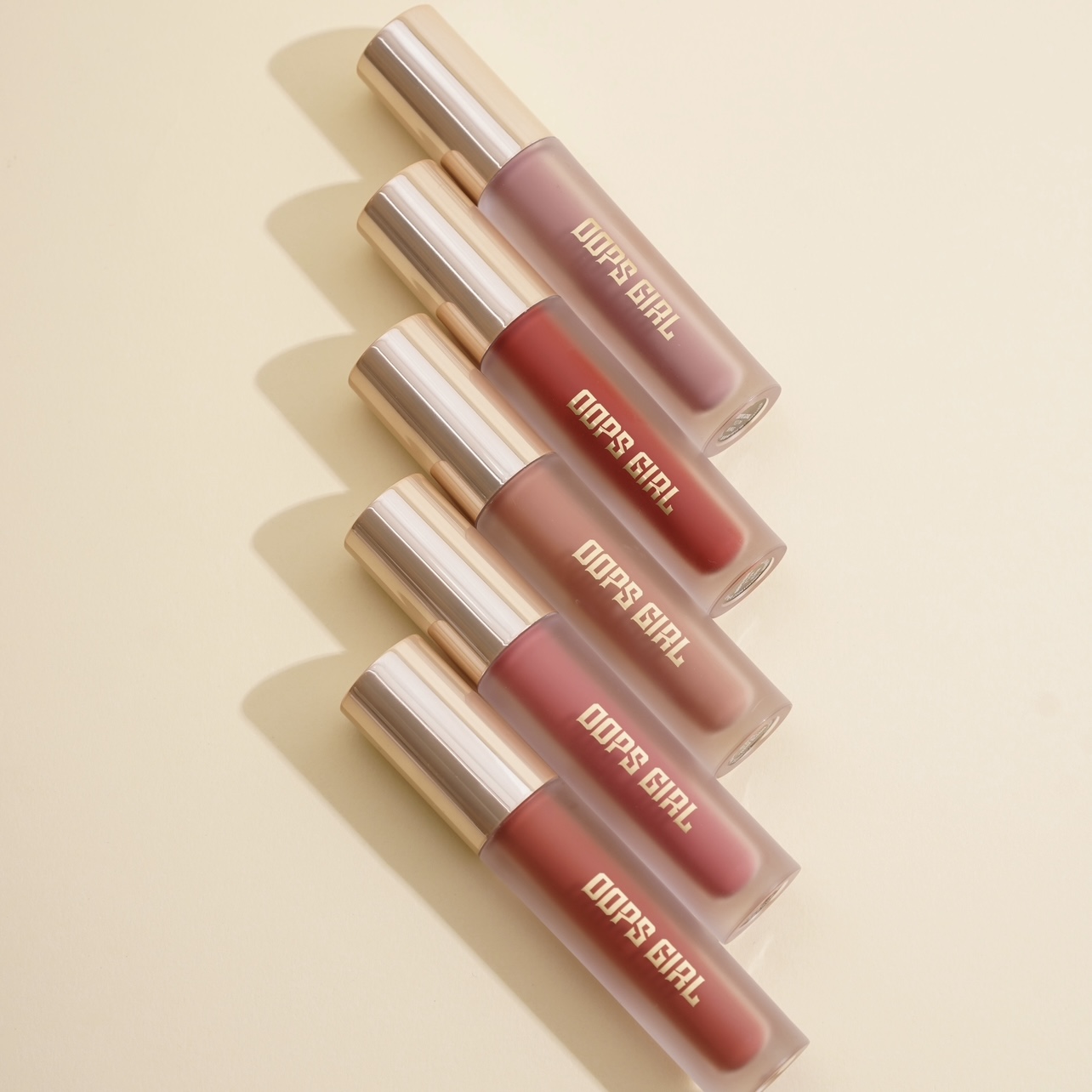 oopsgirl雾面唇釉哑光唇釉丝绒不沾杯不易脱色