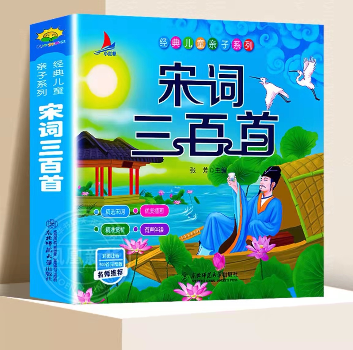宋词三百首彩图注音版儿童国学启蒙古诗图书读物正版