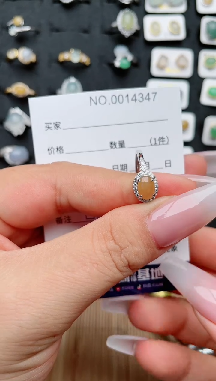 【闪购商品】翡翠戒指银S925镶嵌·