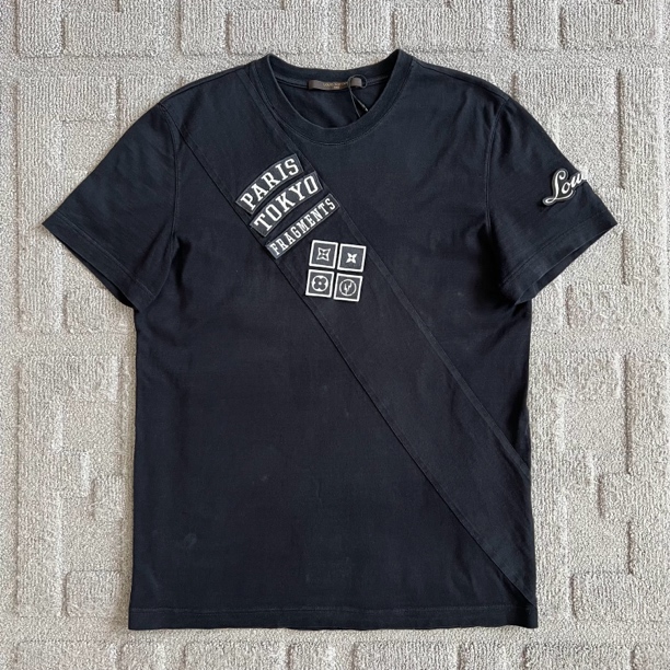 LOUIS VUITTON路易威登 LV/刺绣字母短袖/s/98新/30013