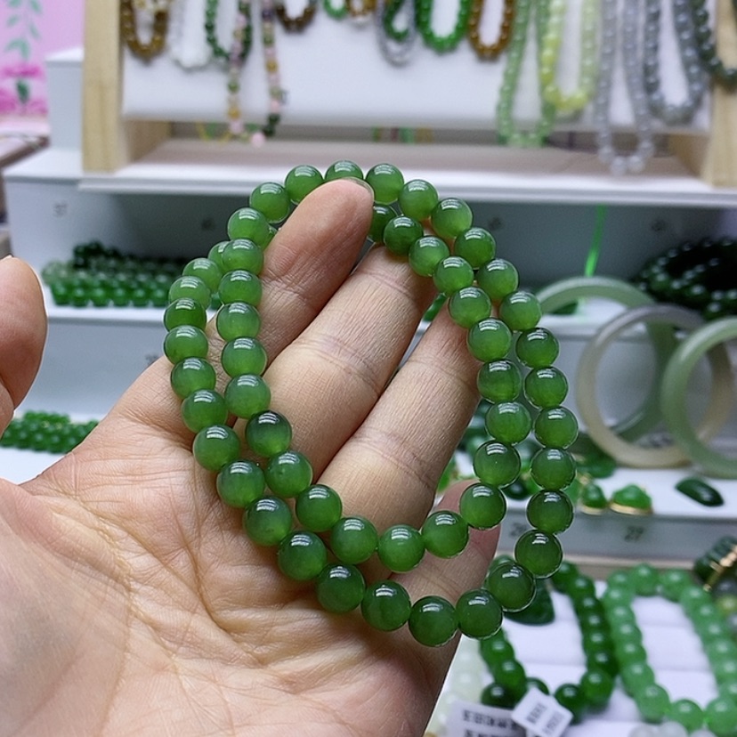 【闪购商品】和田玉（碧玉）8项链未镶嵌