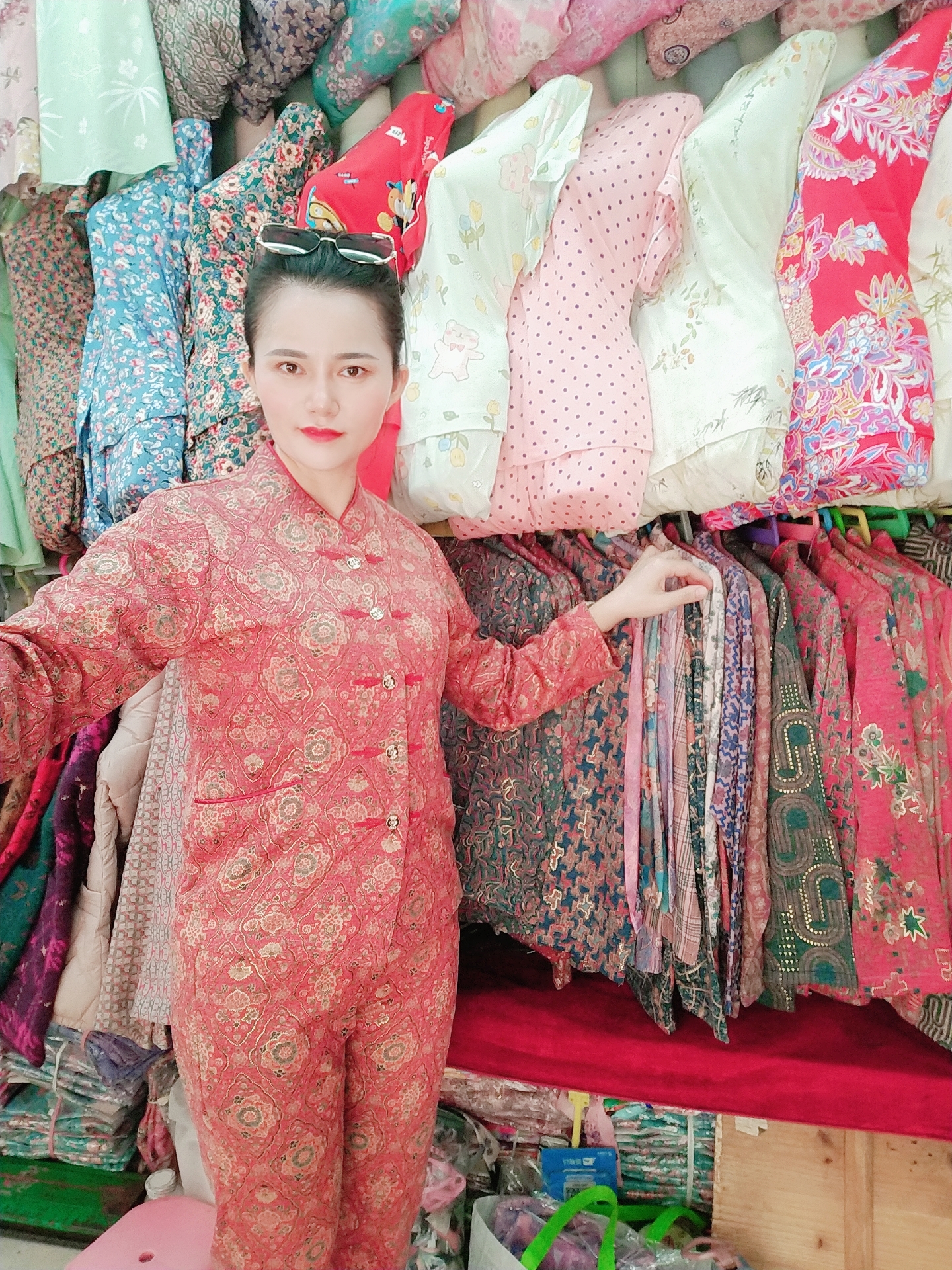 奶奶装秋装套装新款中老年人长袖唐装妈妈春秋衬衫老太太休闲衣服