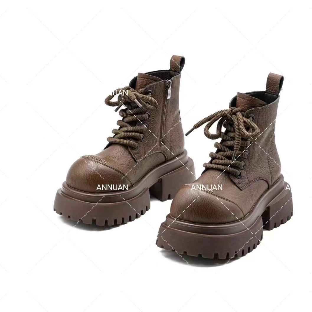 安暖家春季穿新款厚底带时尚韩版靴子女款XDXM435