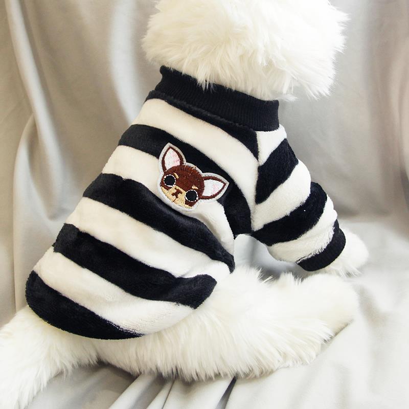 秋冬装狗狗衣服小型犬比熊泰迪博美雪纳瑞猫咪宠物冬天保暖绒衣g