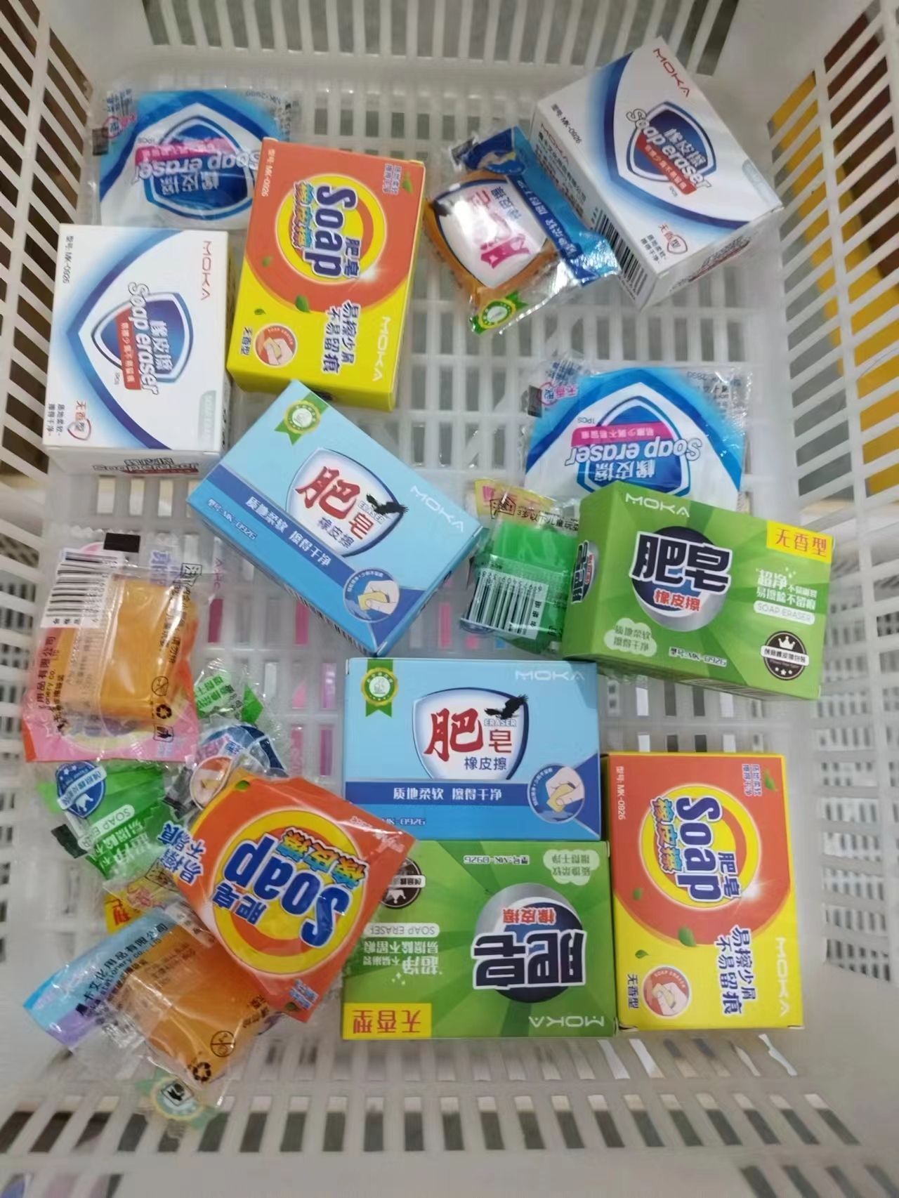 超可爱趣味肥皂橡皮擦