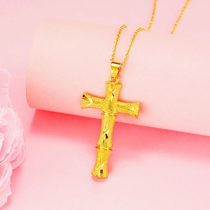 铜合金项链 精美时尚【十字项链】经典气质时尚简约百搭首饰品