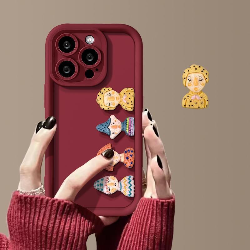 立体公仔iPhone15苹果14/13手机壳12promax天眼阶梯xr女xsmax11