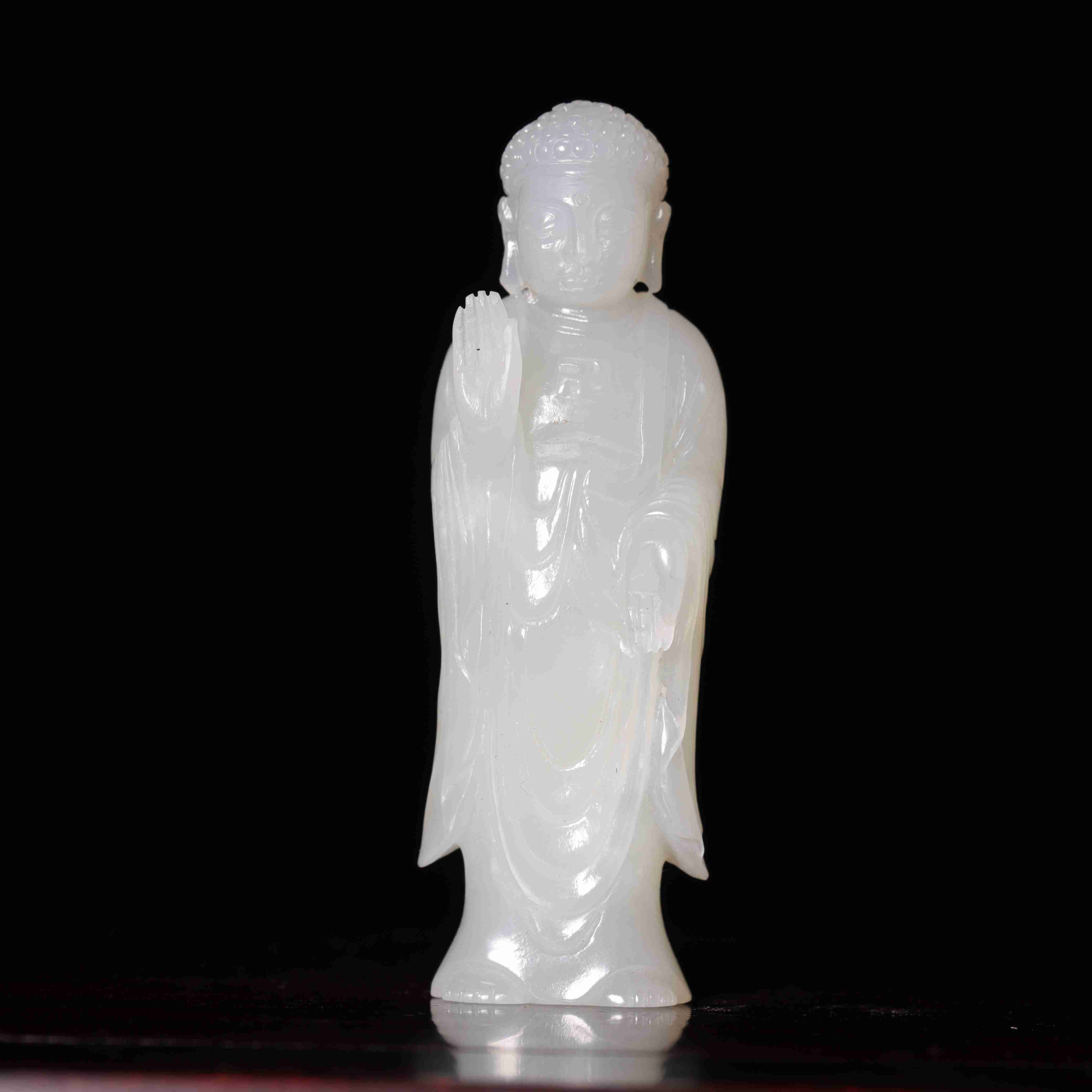 白玉释迦摩尼站佛128