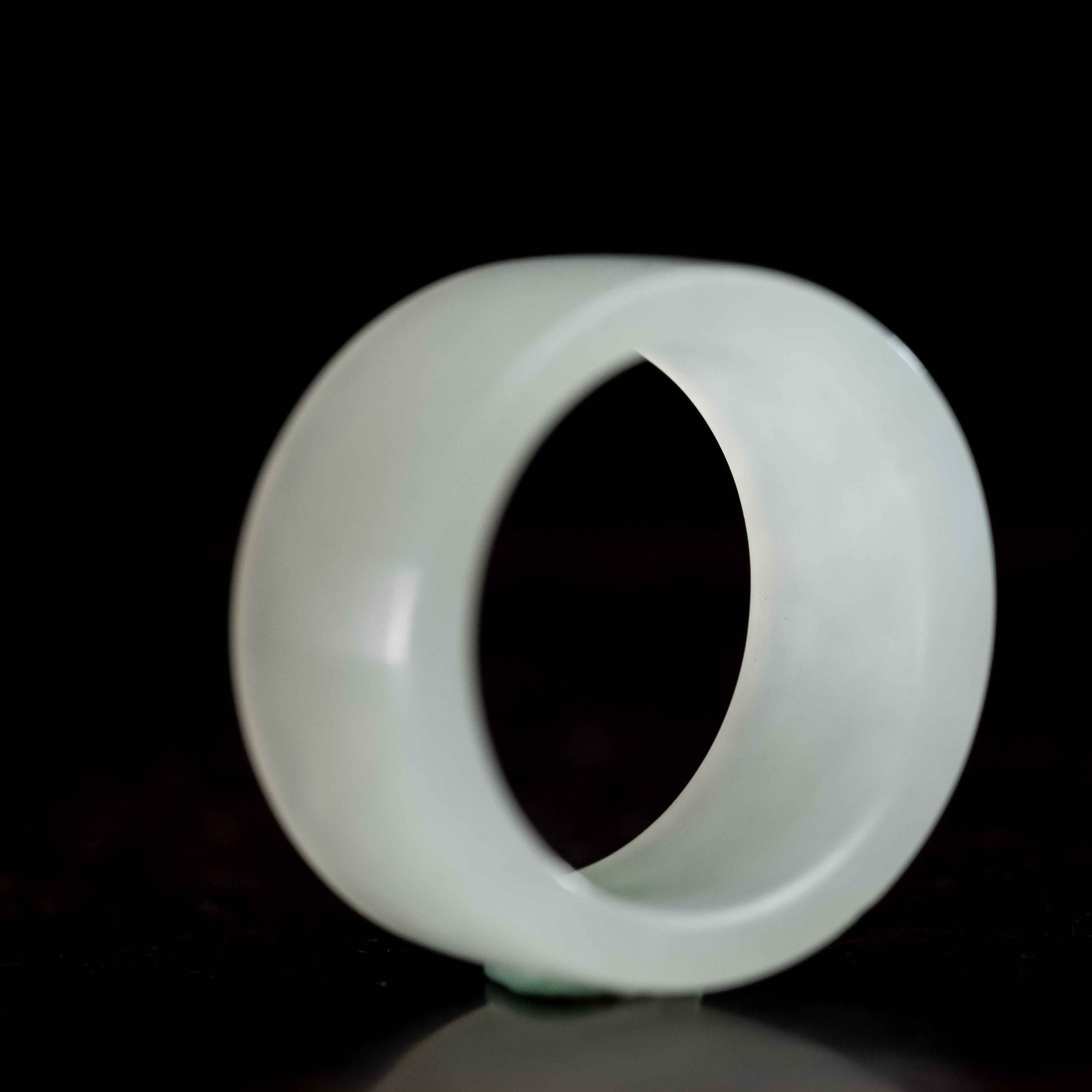 和田玉素指环把件167