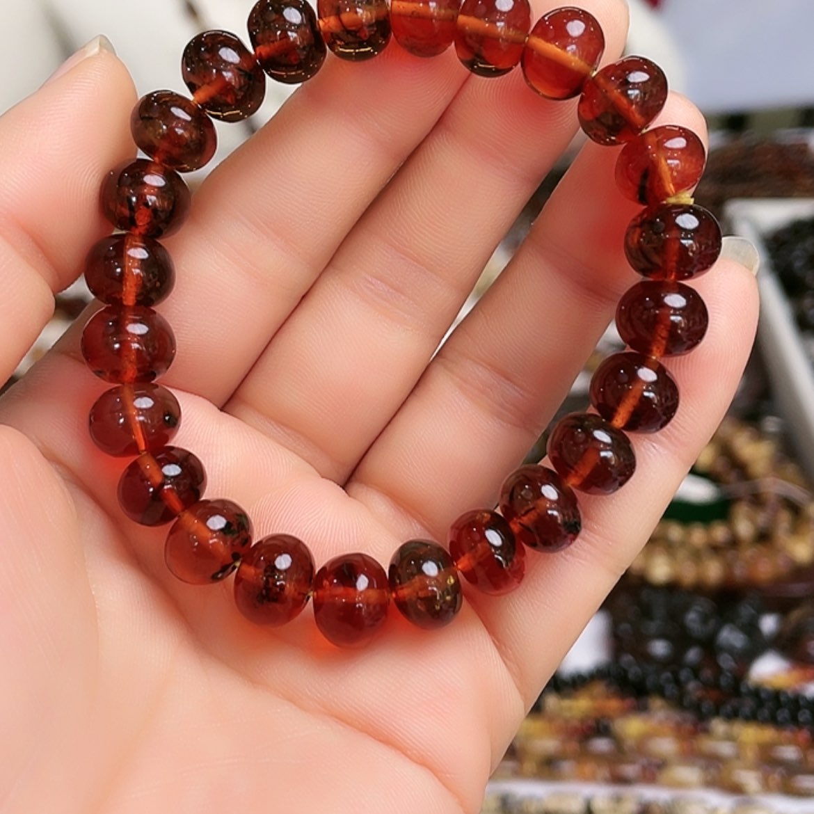 【闪购商品】琥珀手链未镶嵌10