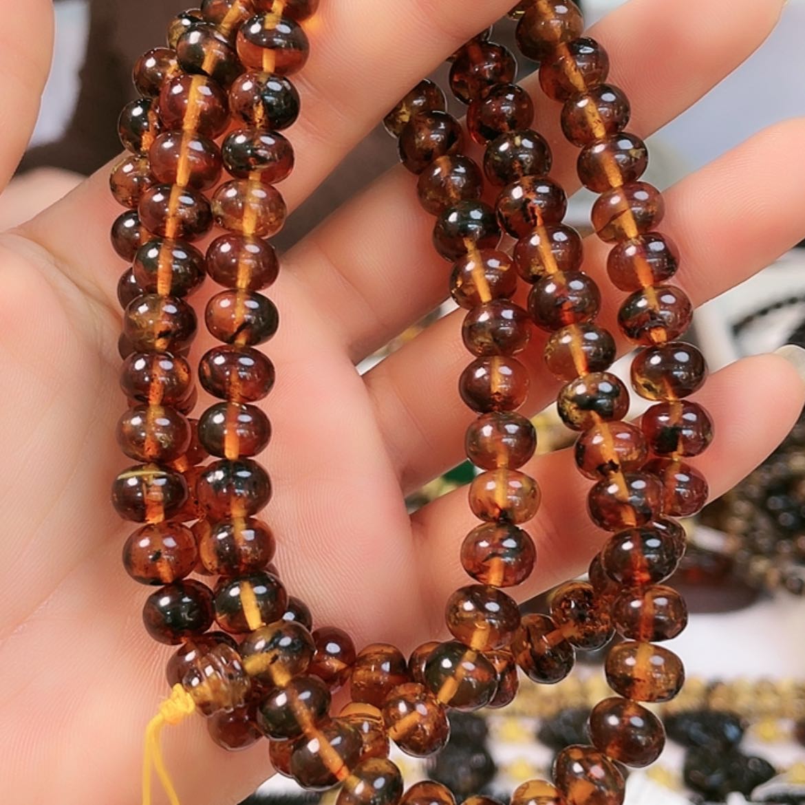 【闪购商品】琥珀颈饰未镶嵌8