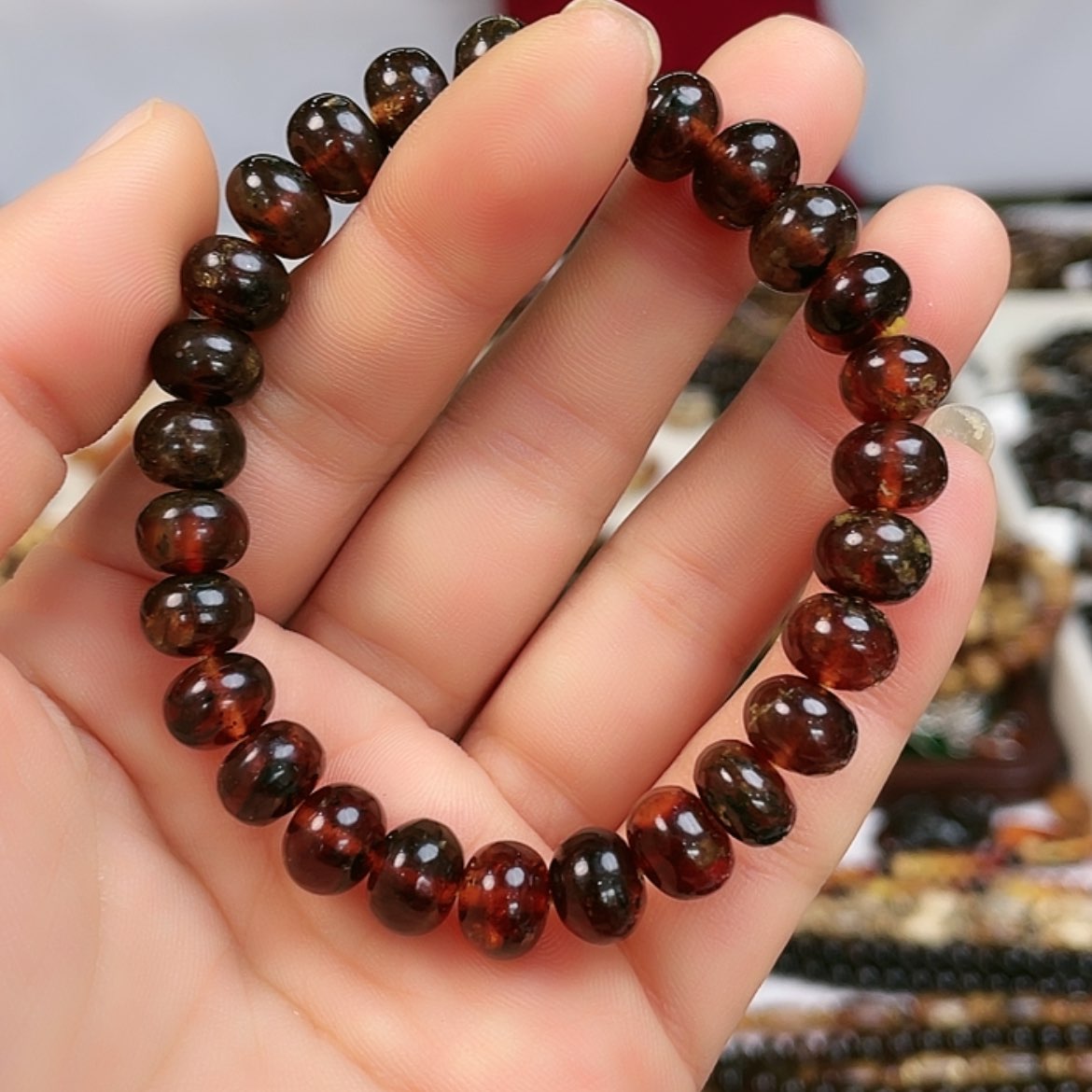 【闪购商品】琥珀手链未镶嵌8