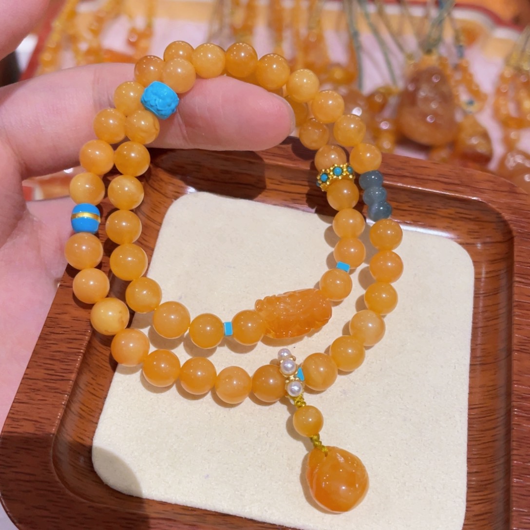【闪购商品】蜜蜡手链未镶嵌手串