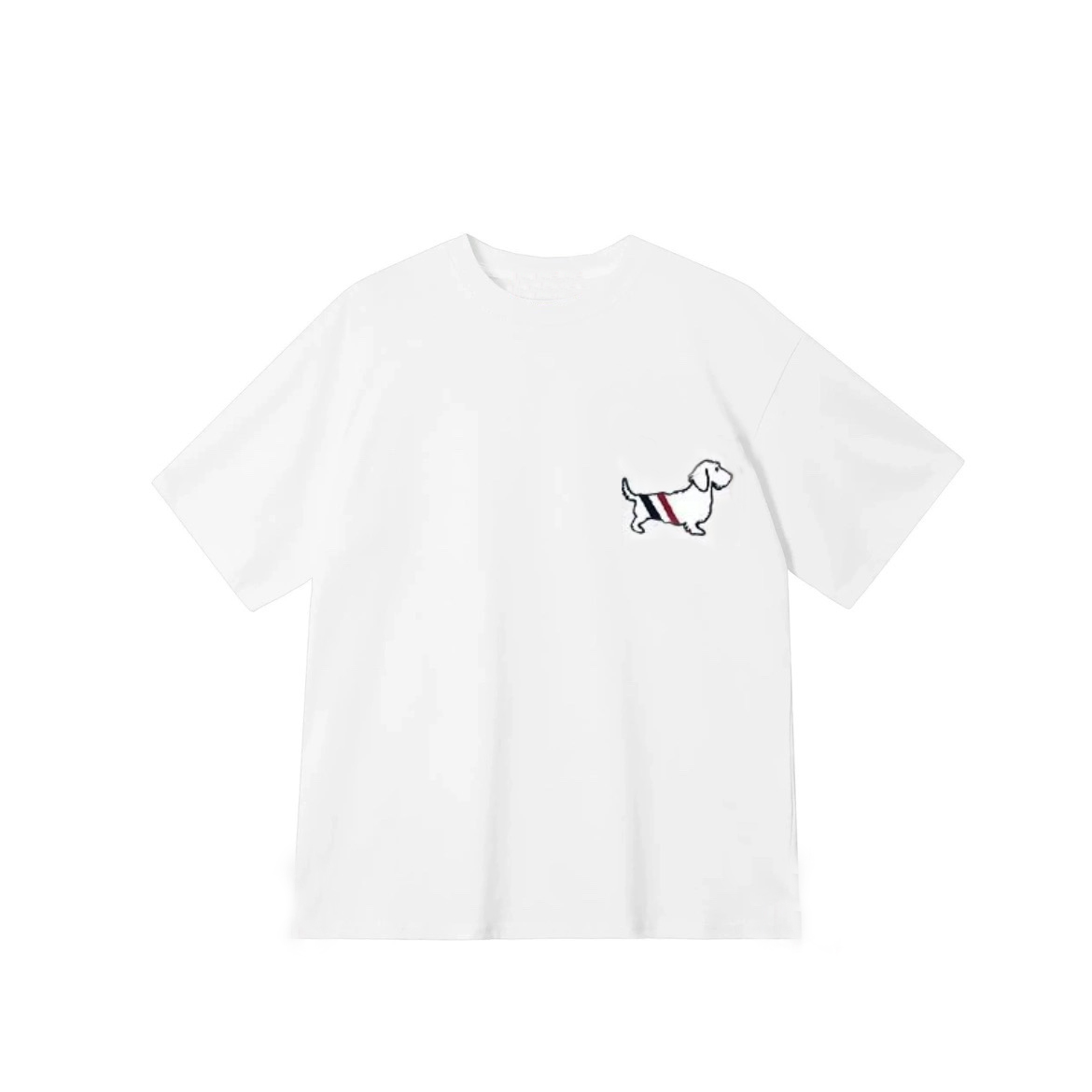 2024新款百搭潮流小狗T恤情侣同款舒适百搭短袖