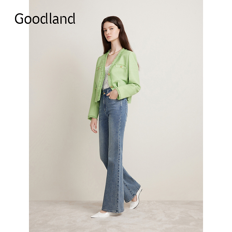 【晨粉专享价】Goodland美地女装外套LC34110210