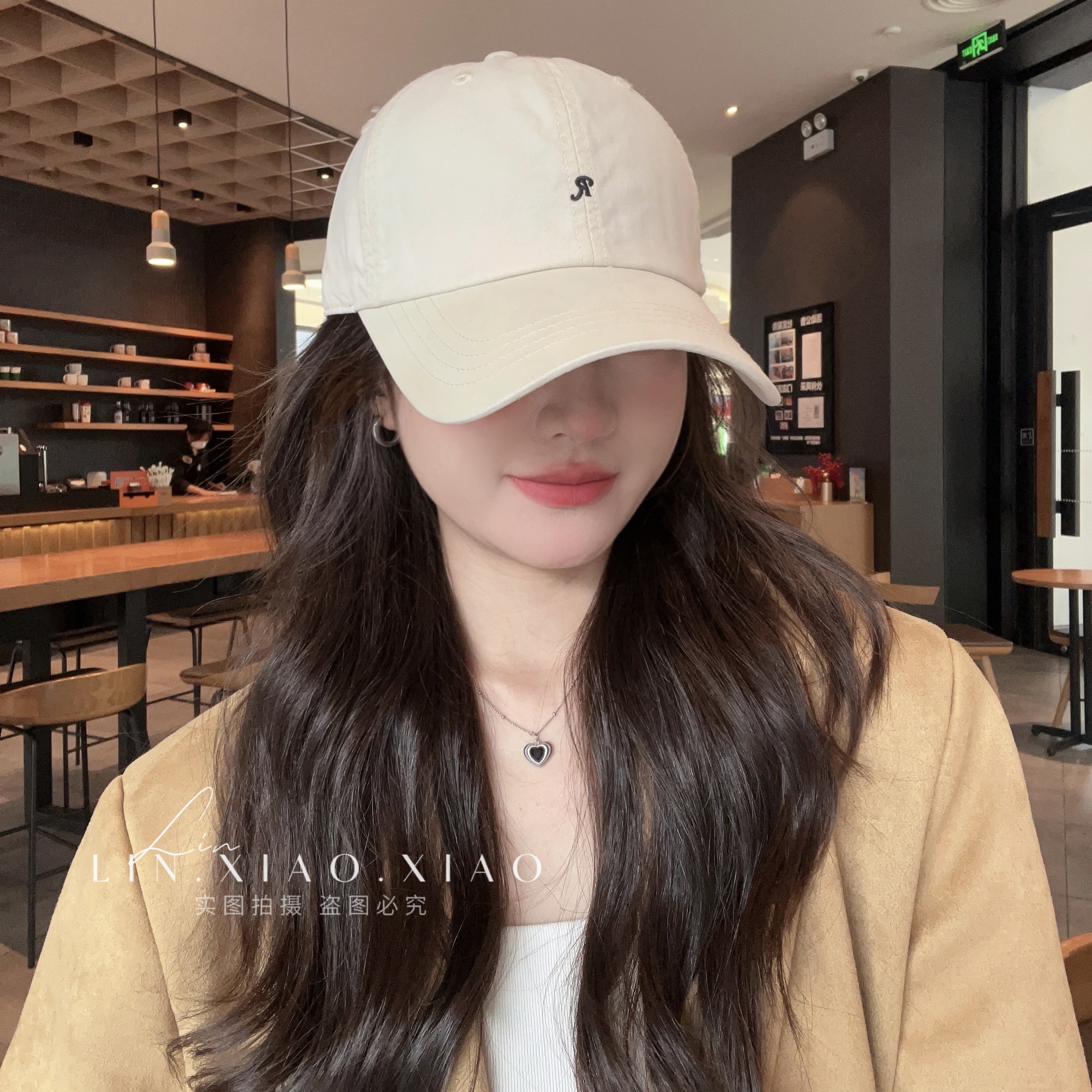 （迷你小R字母）简约设计刺绣 加宽显脸小 男女款 棒球帽