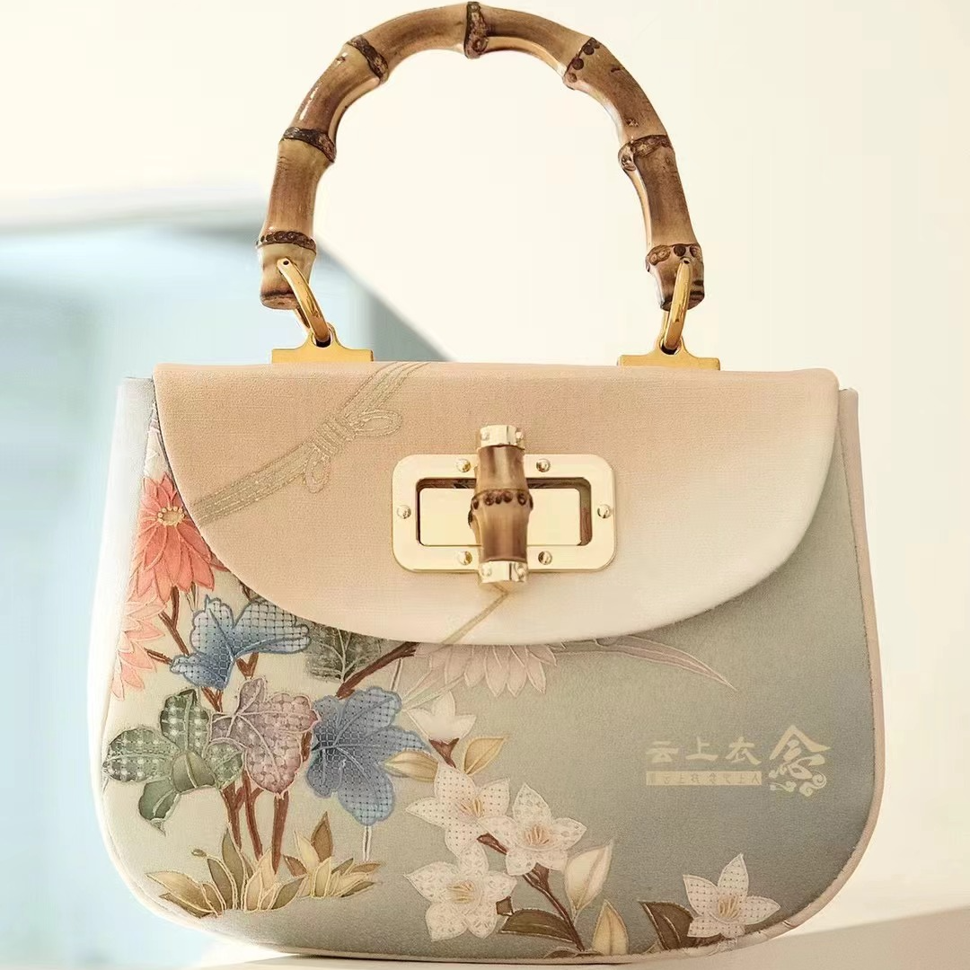 雲上衣念纯手工定制复古手提包百搭古风中国风