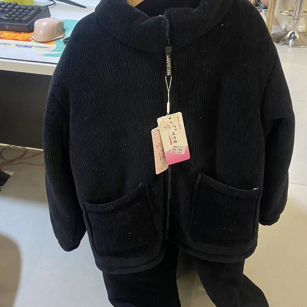 8848  大童新款复合三层加厚家居服套装